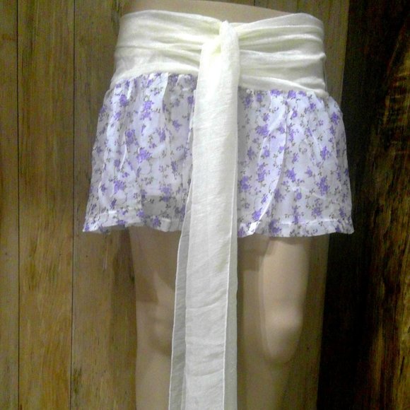 Paradis Miss Girls Floral-Print Mini Skirt - Picture 1 of 9